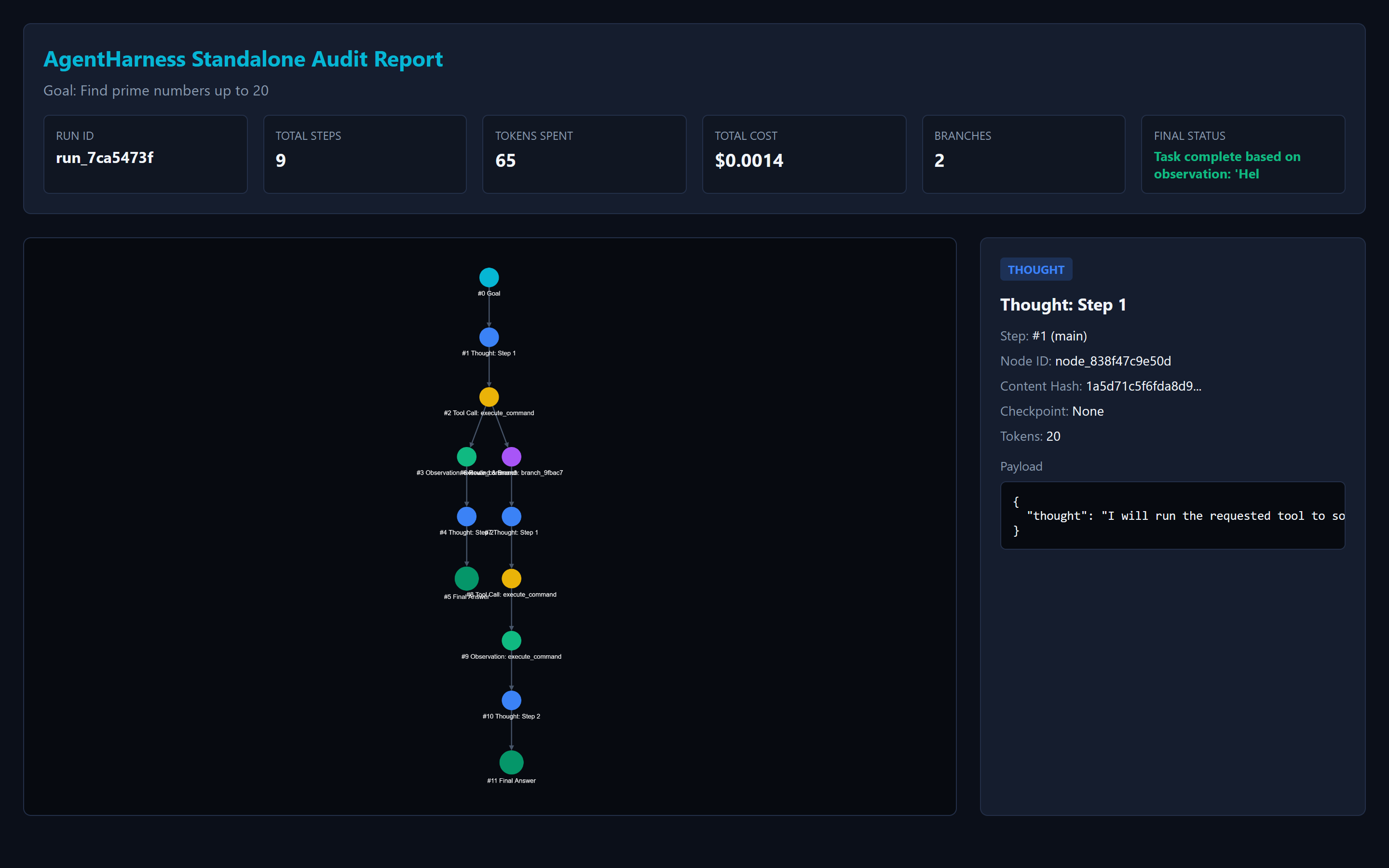 Agent Harness Screenshot Preview 1
