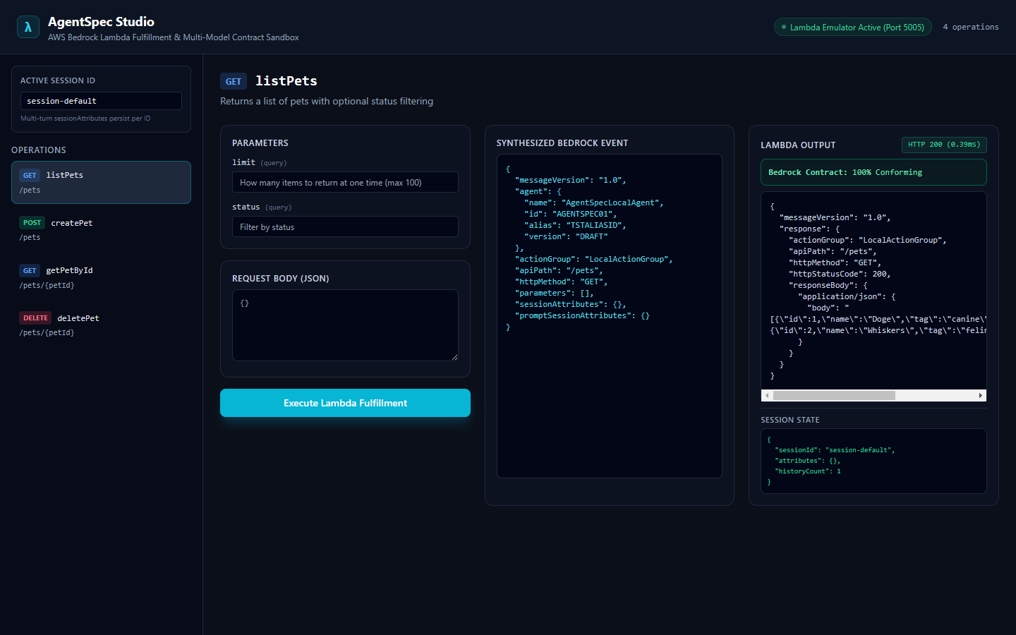AgentSpec Screenshot Preview 3
