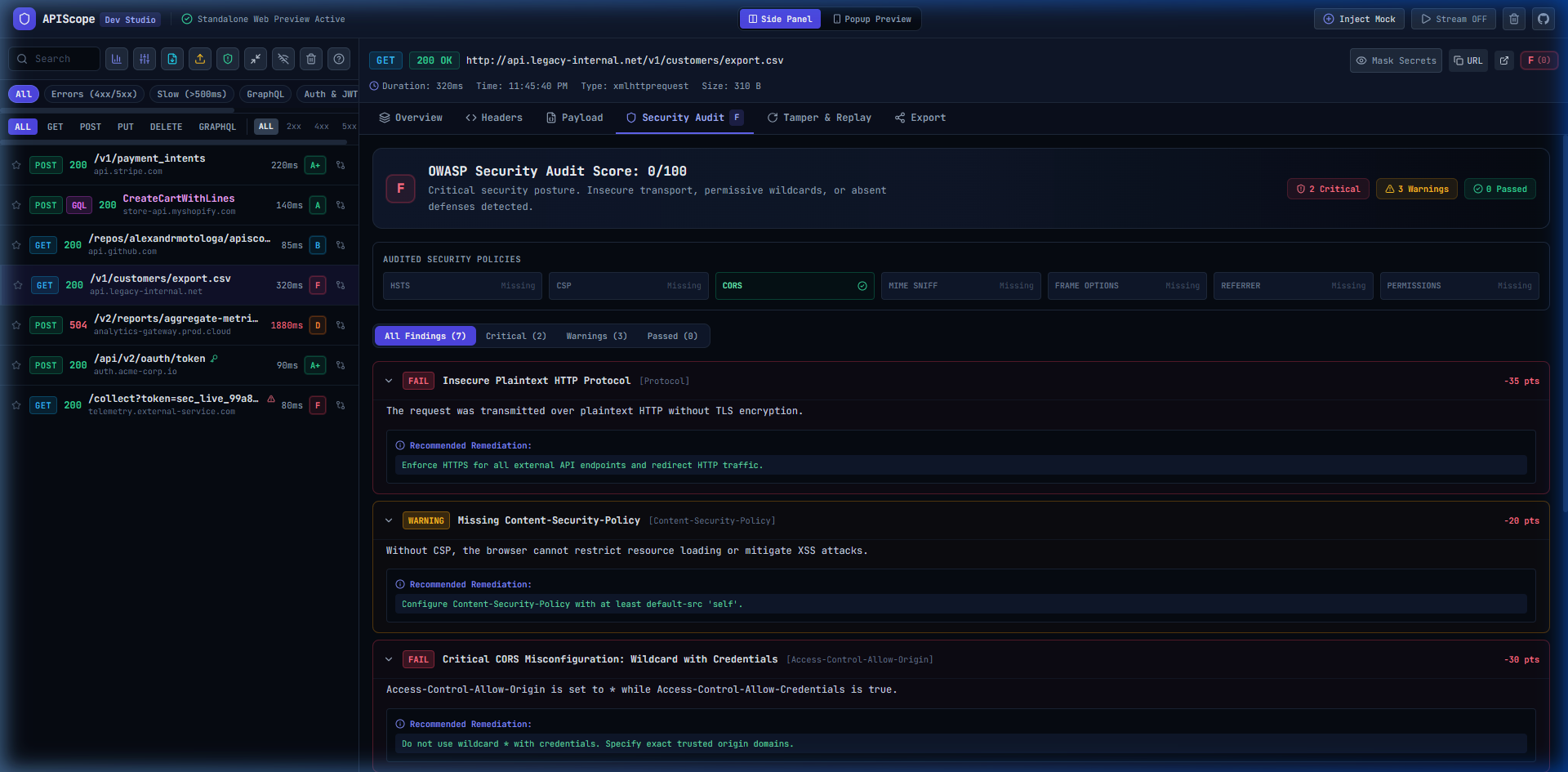 APIScope Extension Screenshot Preview 4