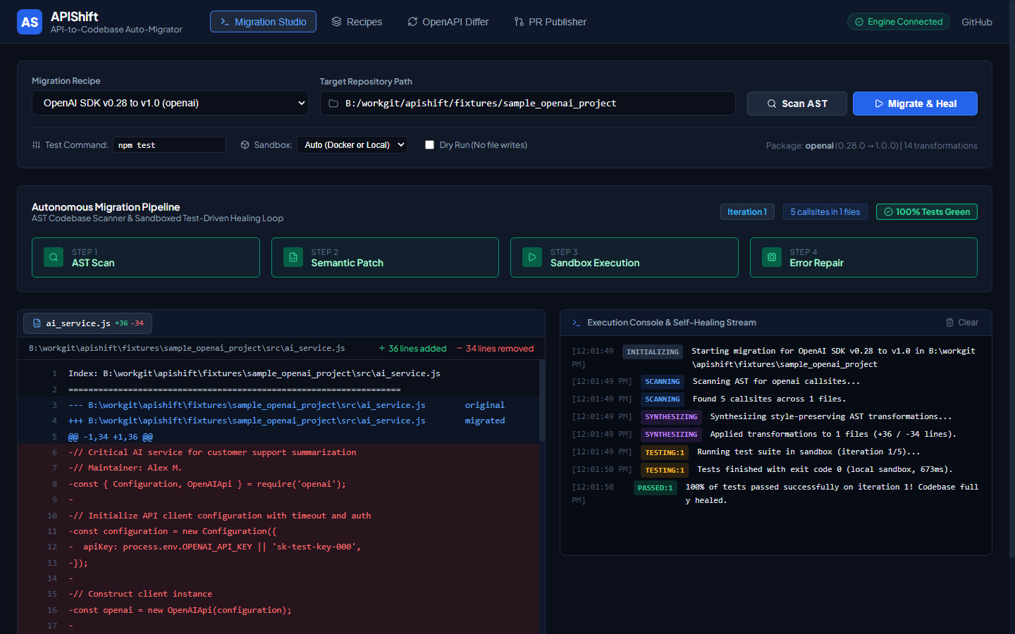 APIShift Screenshot Preview 2