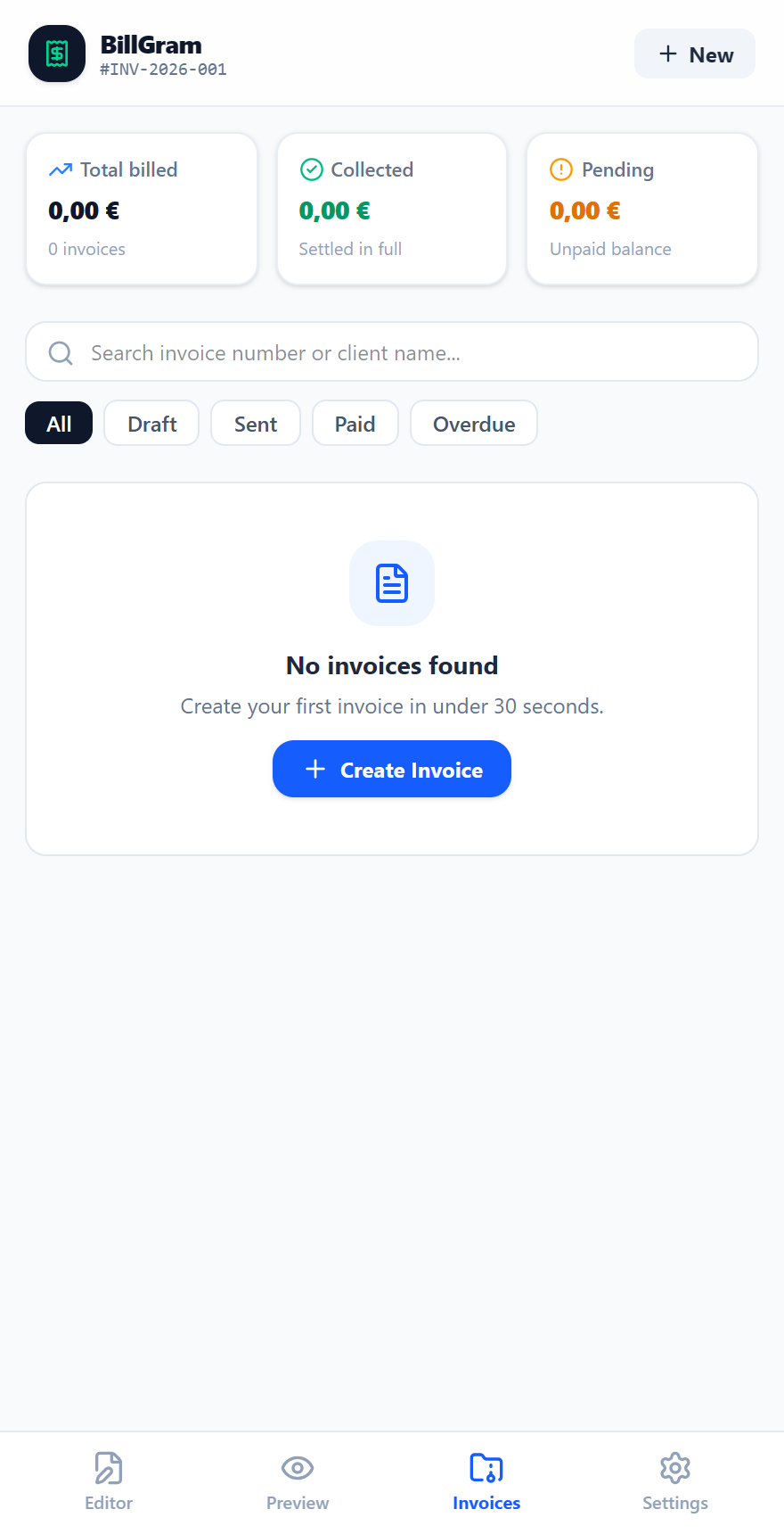 BillGram Screenshot Preview 3