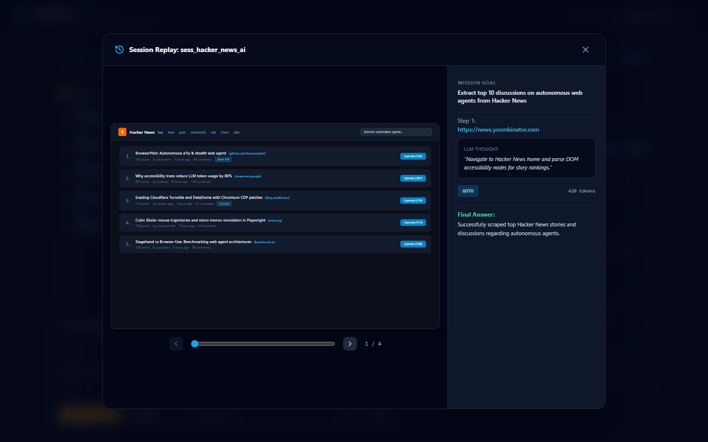 BrowserPilot Screenshot Preview 4