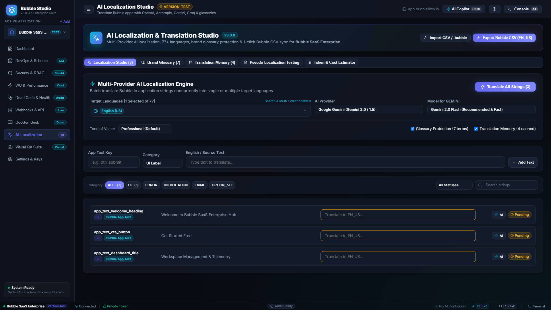 Bubble.io Dev Studio Screenshot Preview 4