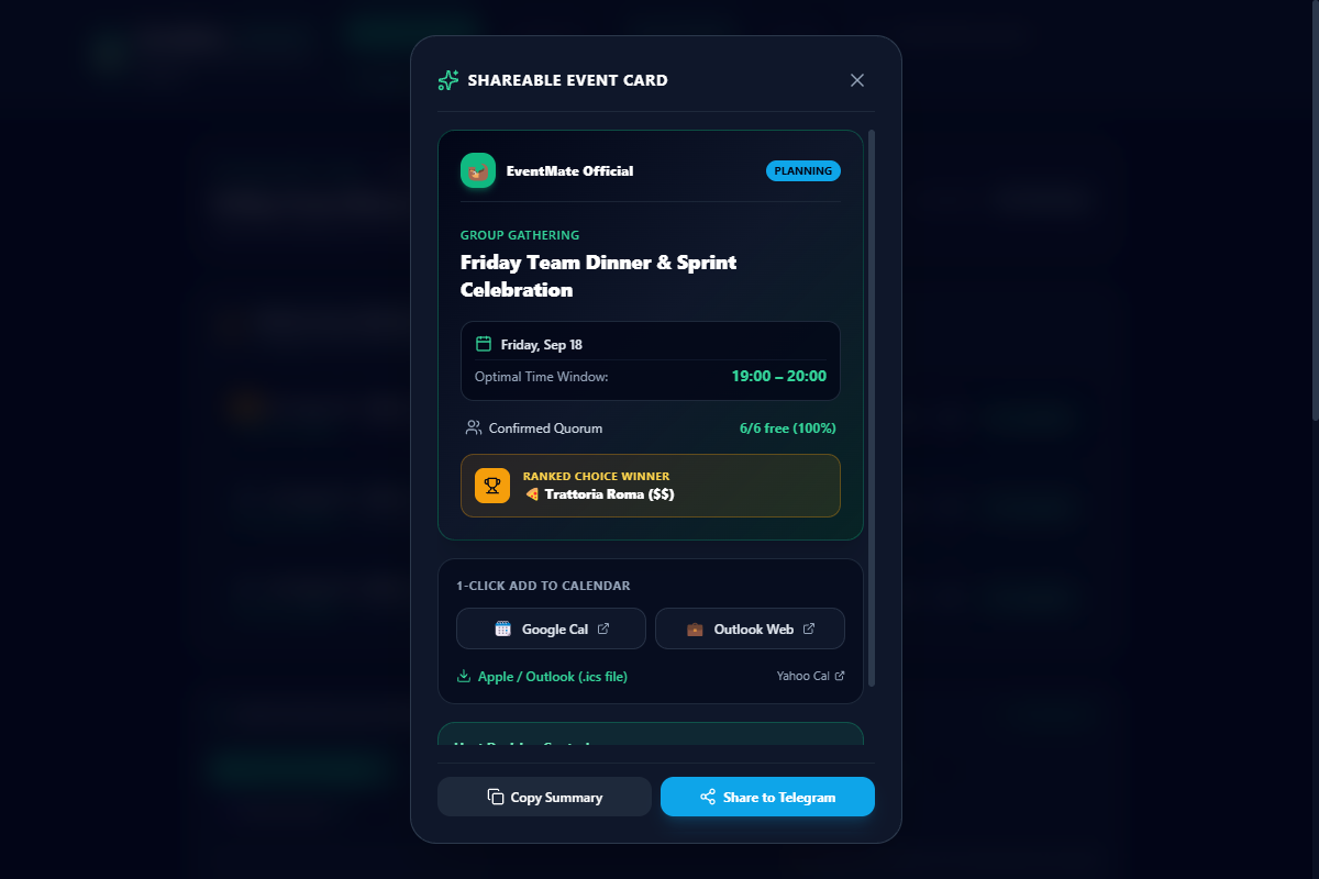 EventMate Screenshot Preview 2