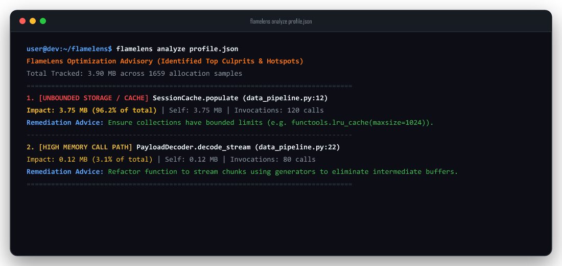 FlameLens Screenshot Preview 1