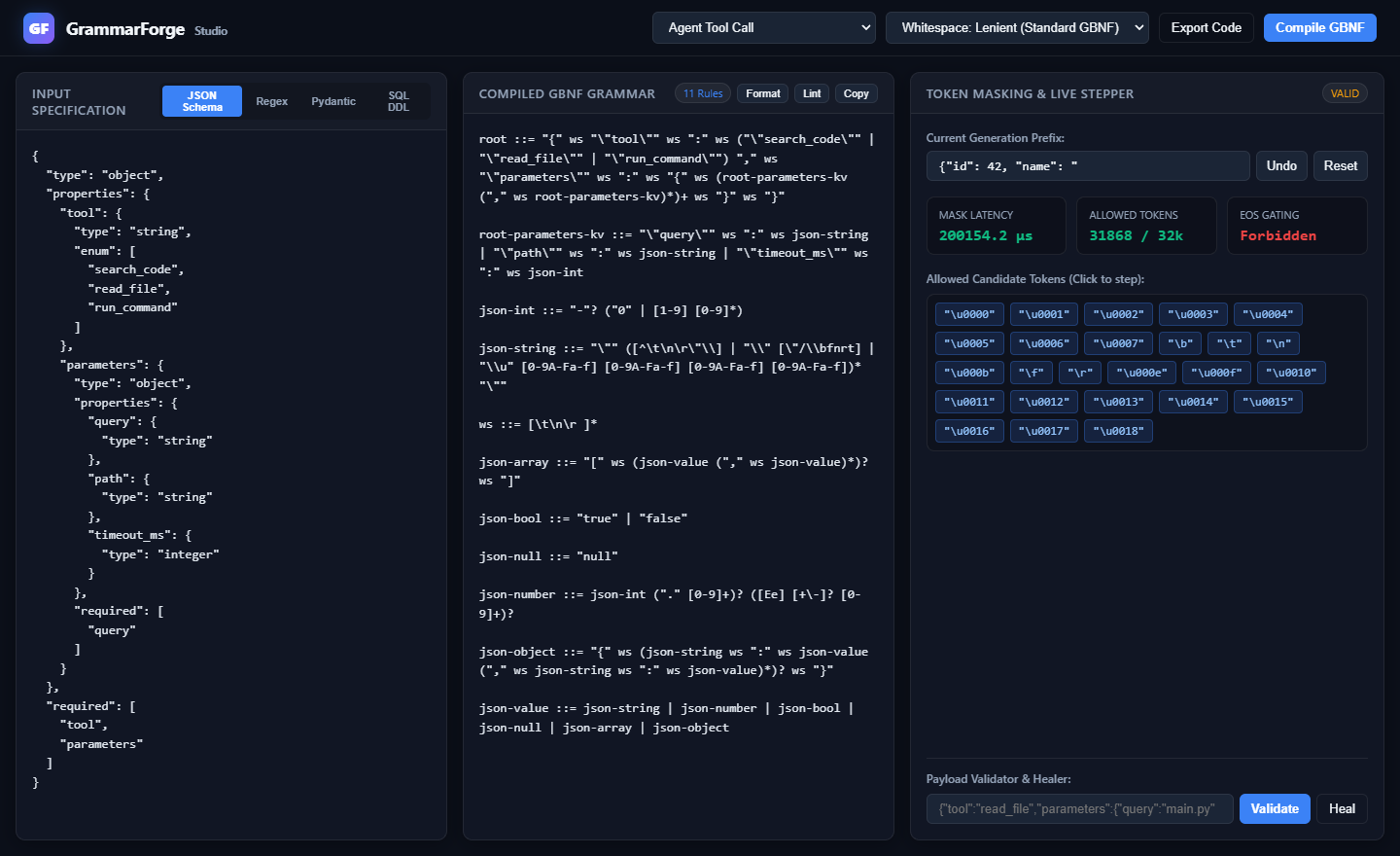 GrammarForge Screenshot Preview 2