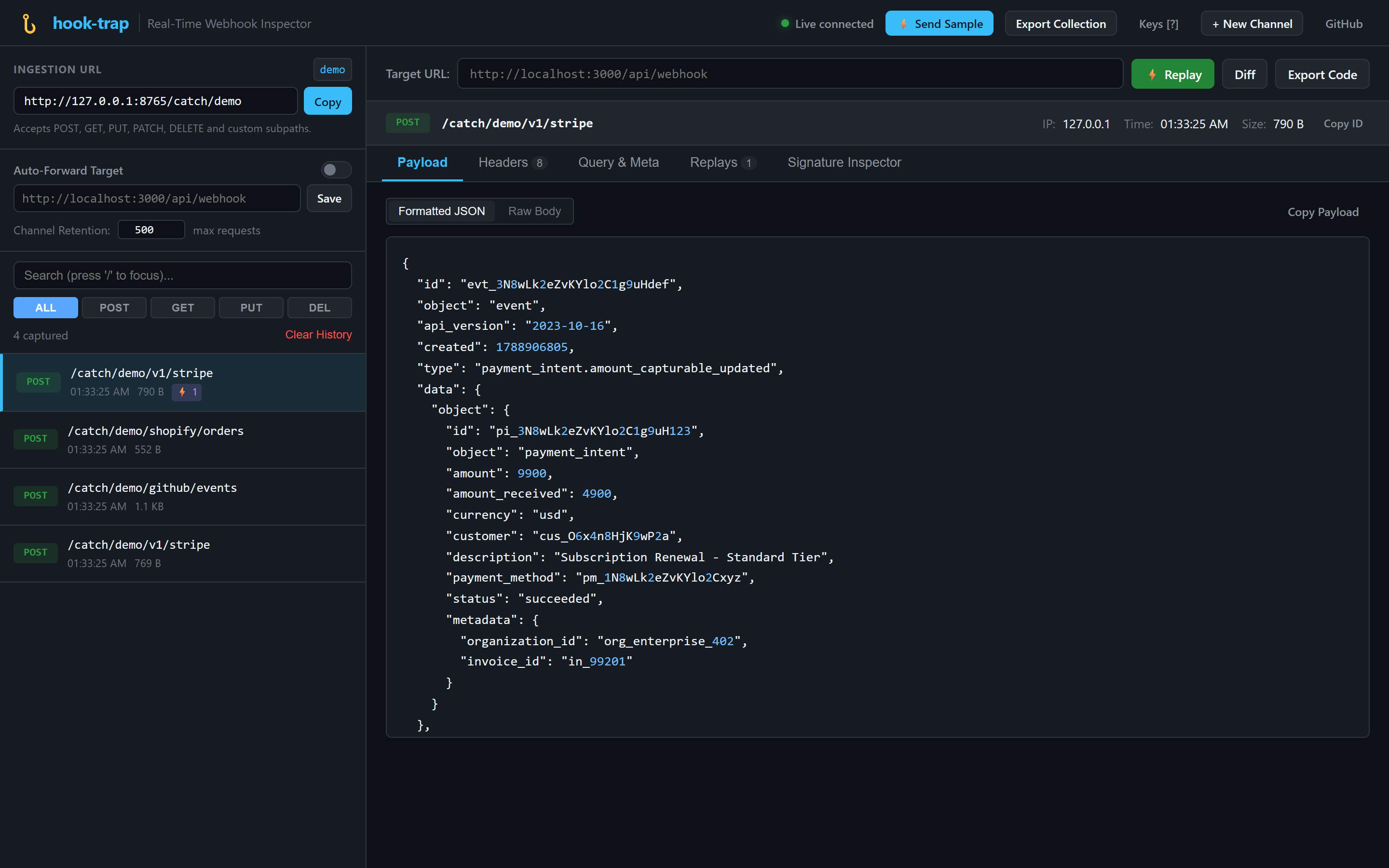 hook-trap Screenshot Preview 1