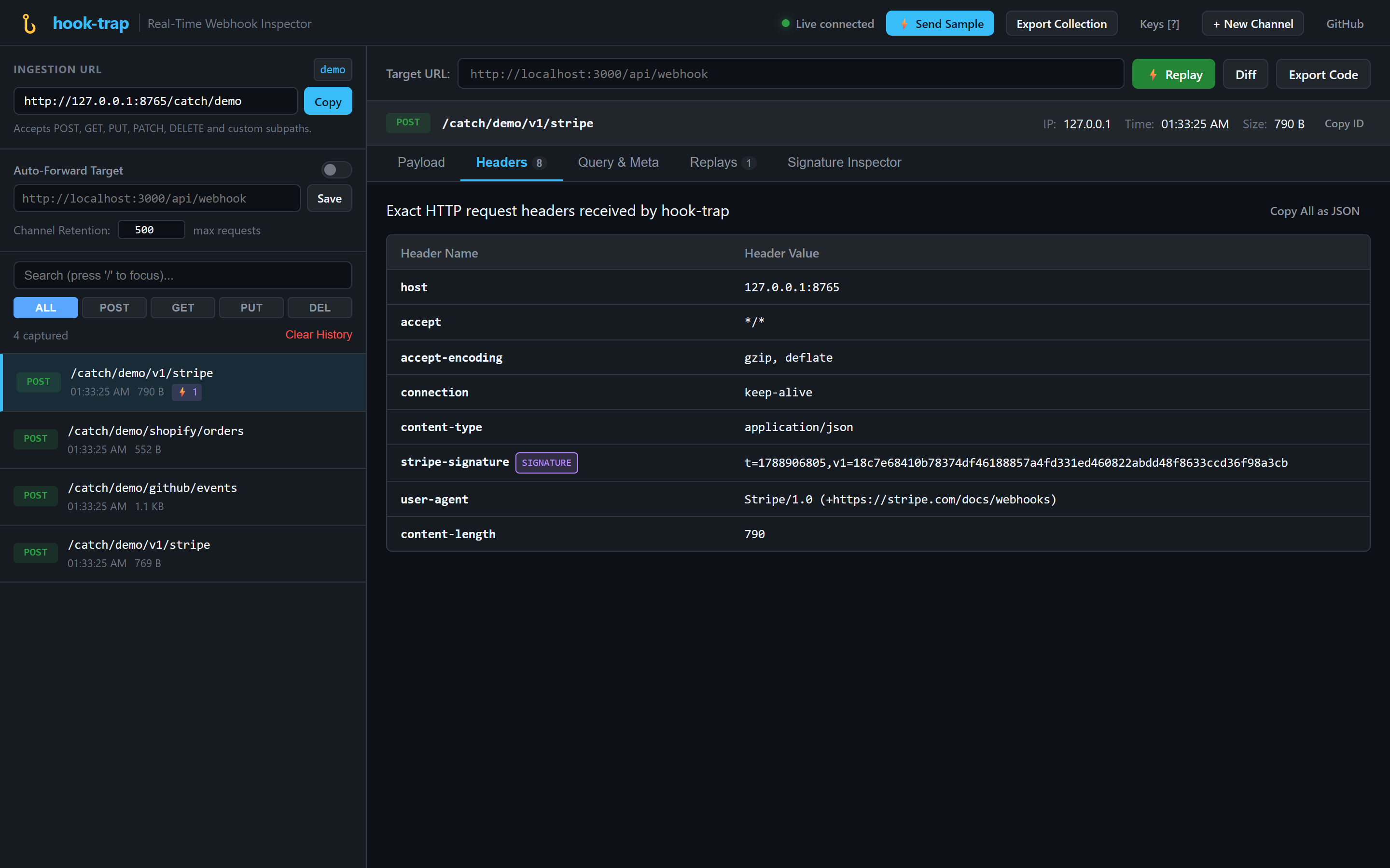 hook-trap Screenshot Preview 2