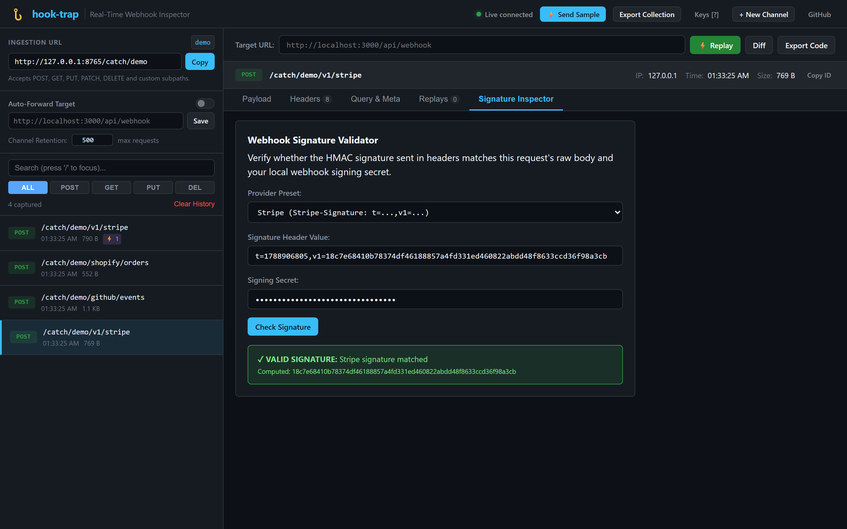 hook-trap Screenshot Preview 3