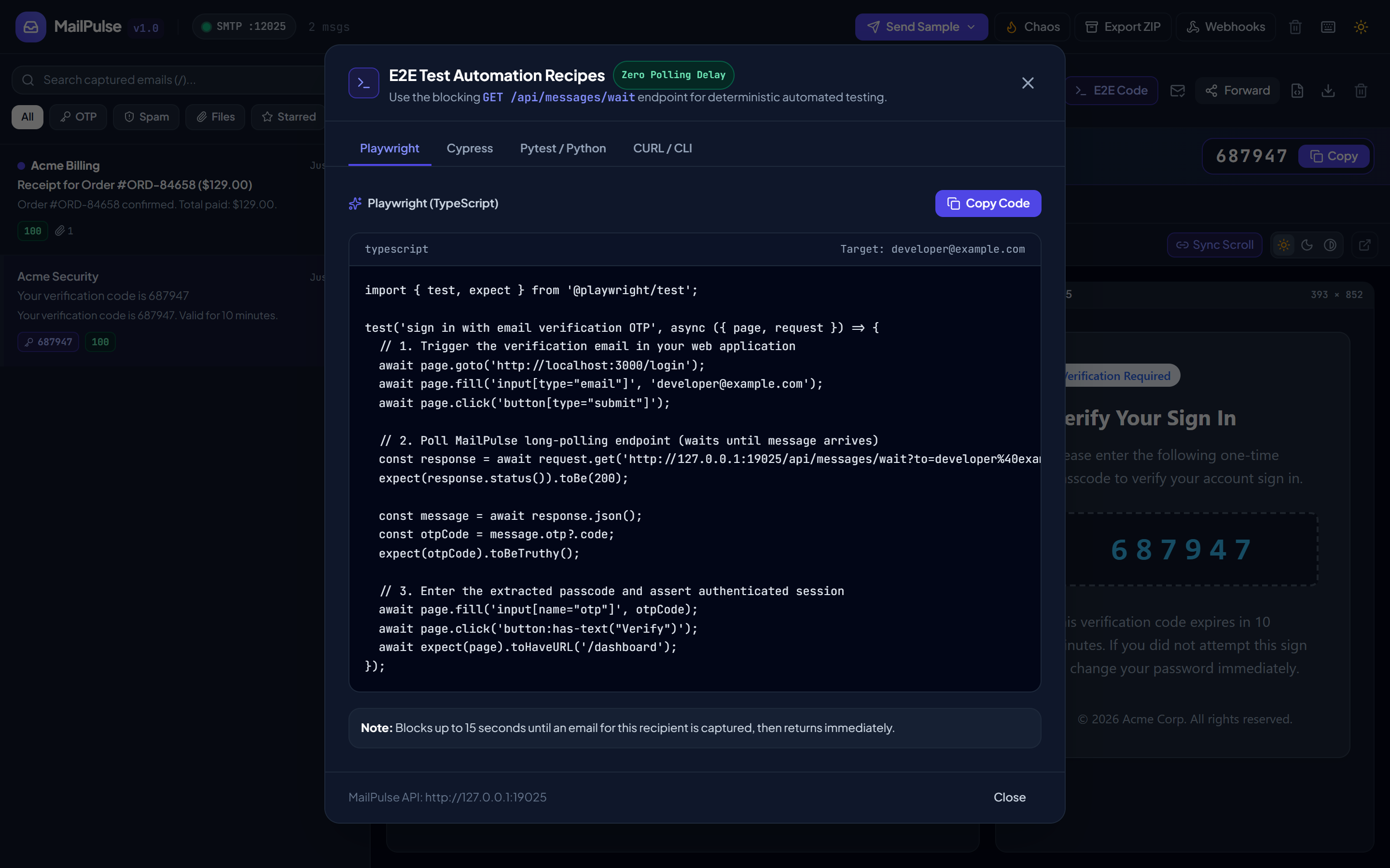 MailPulse Screenshot Preview 4