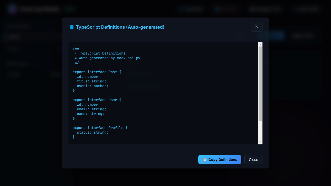 mock-api-py Screenshot Preview 3