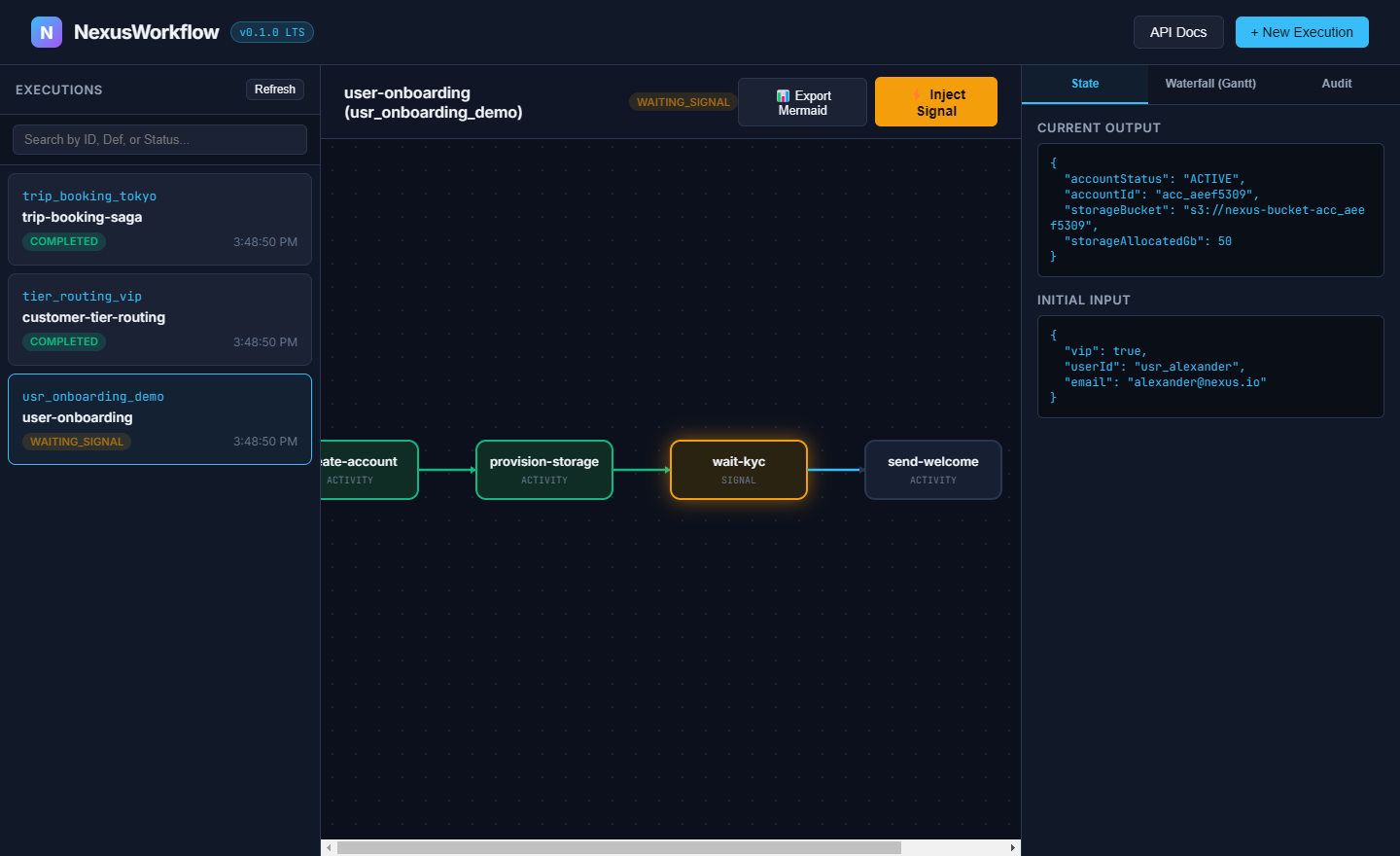 Nexus Workflow Screenshot Preview 1