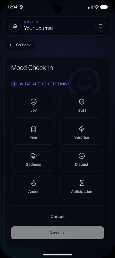 Oneira: Journal & Self-Growth Screenshot Preview 5