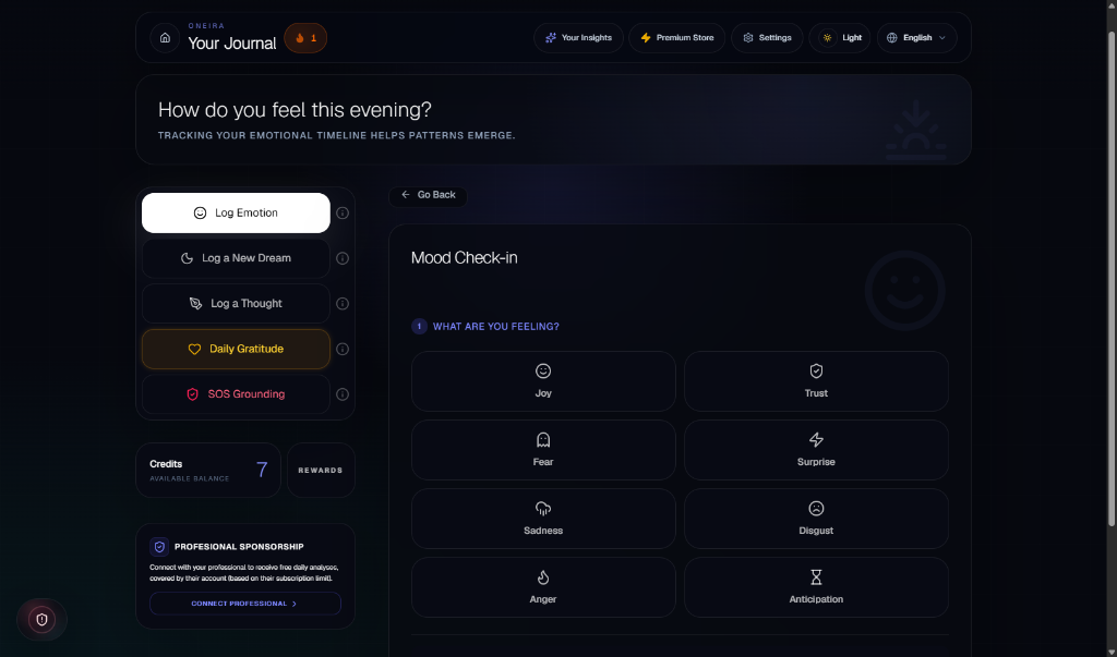 Oneira Space (Web) Screenshot Preview 2