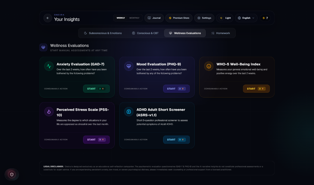 Oneira Space (Web) Screenshot Preview 4