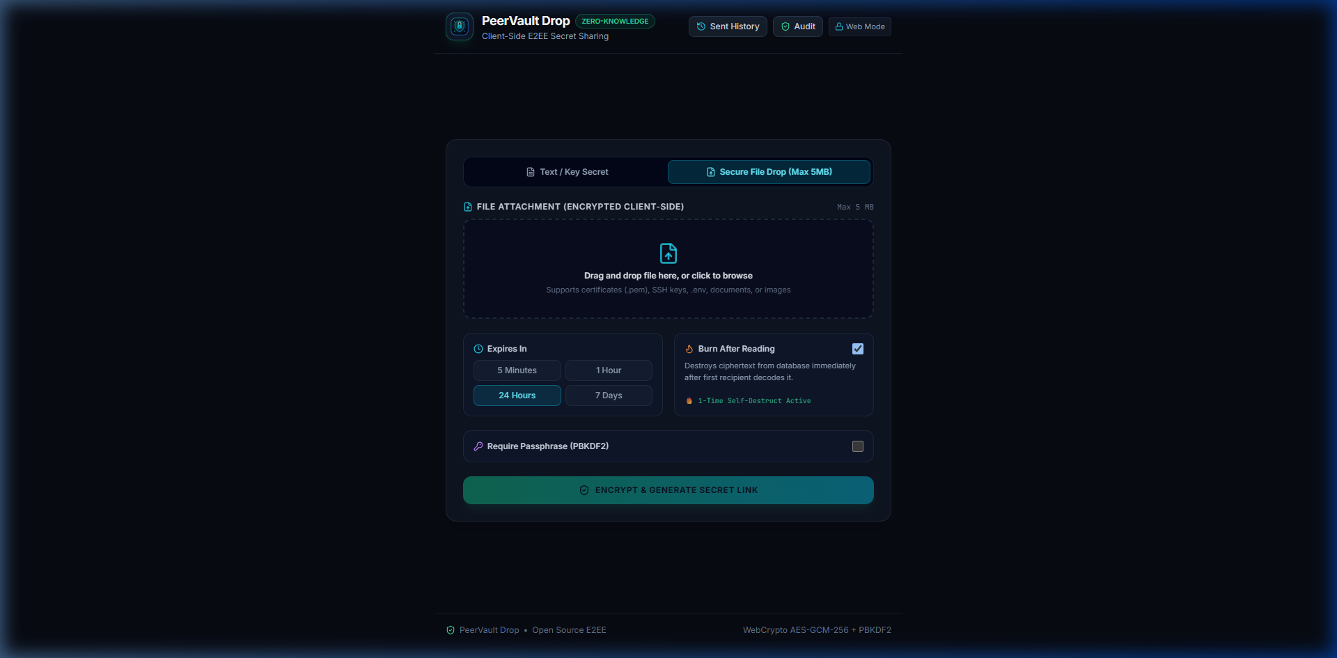 PeerVault Drop Screenshot Preview 3