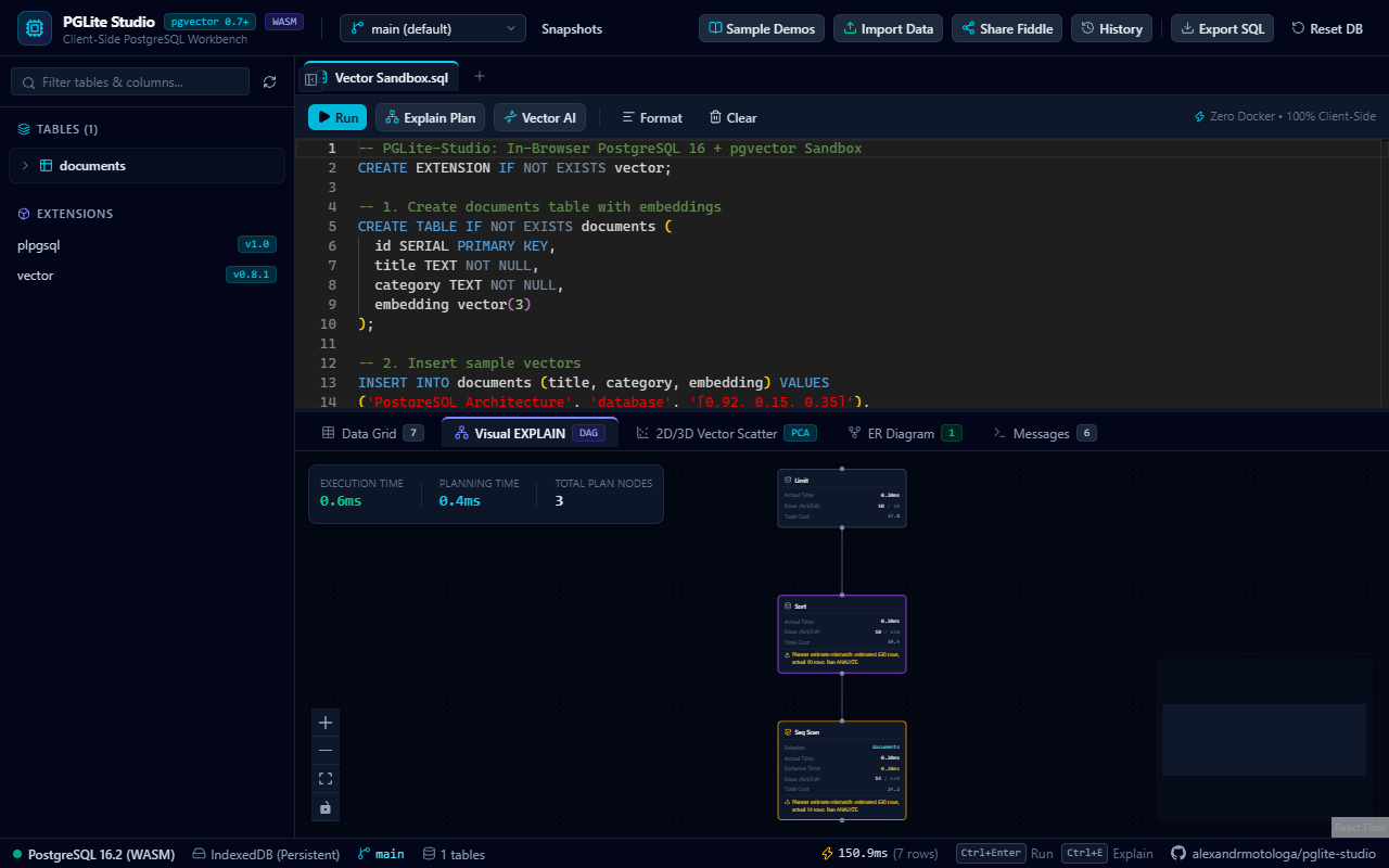 PGLite Studio Screenshot Preview 3