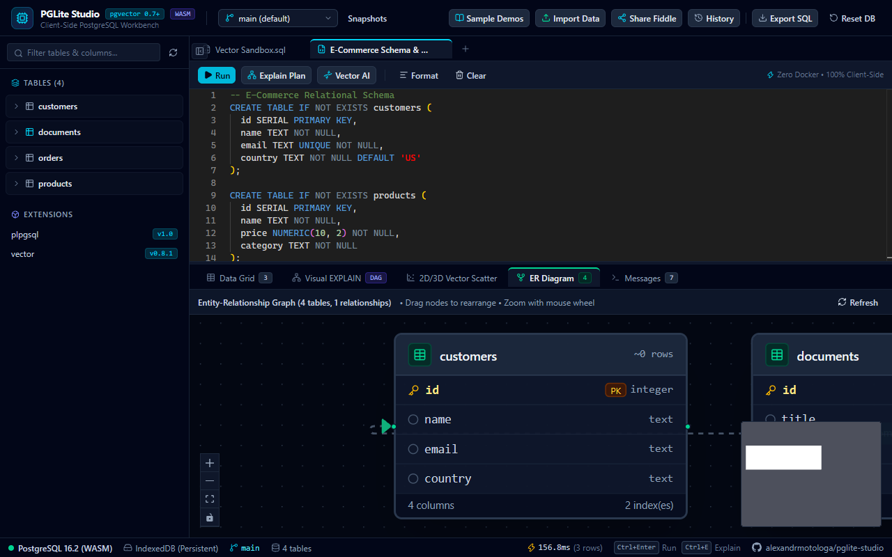 PGLite Studio Screenshot Preview 2