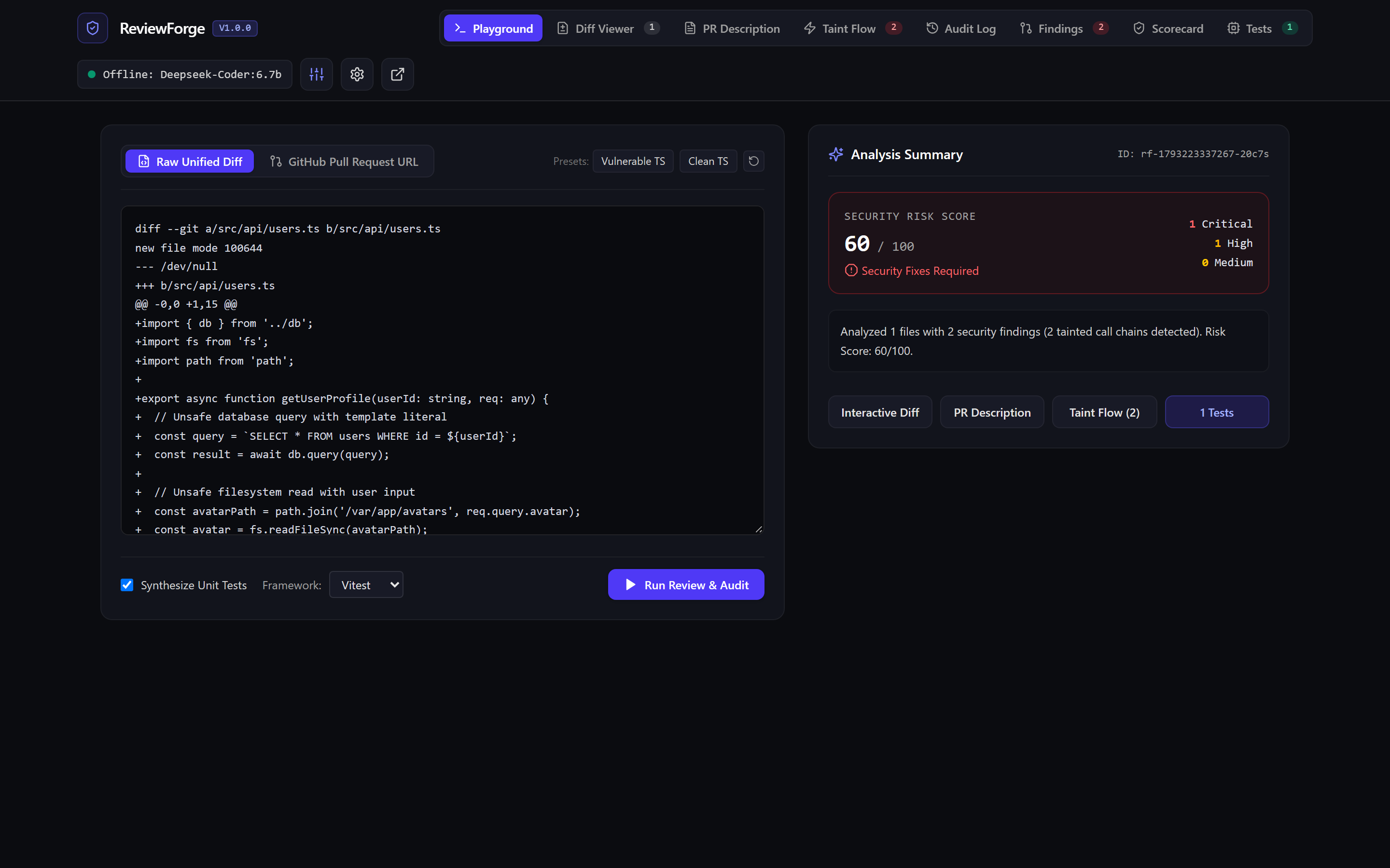 ReviewForge Screenshot Preview 3