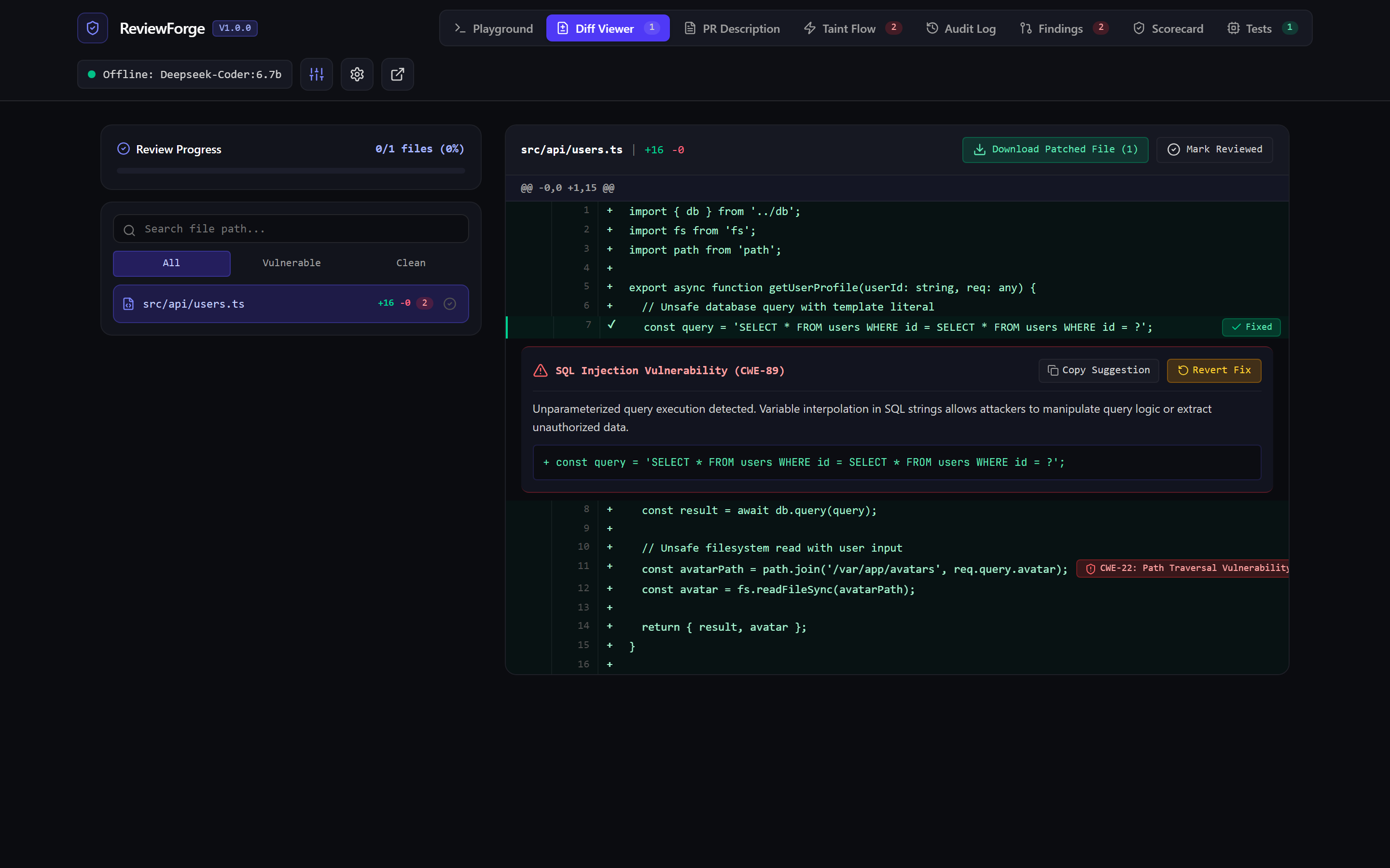 ReviewForge Screenshot Preview 2