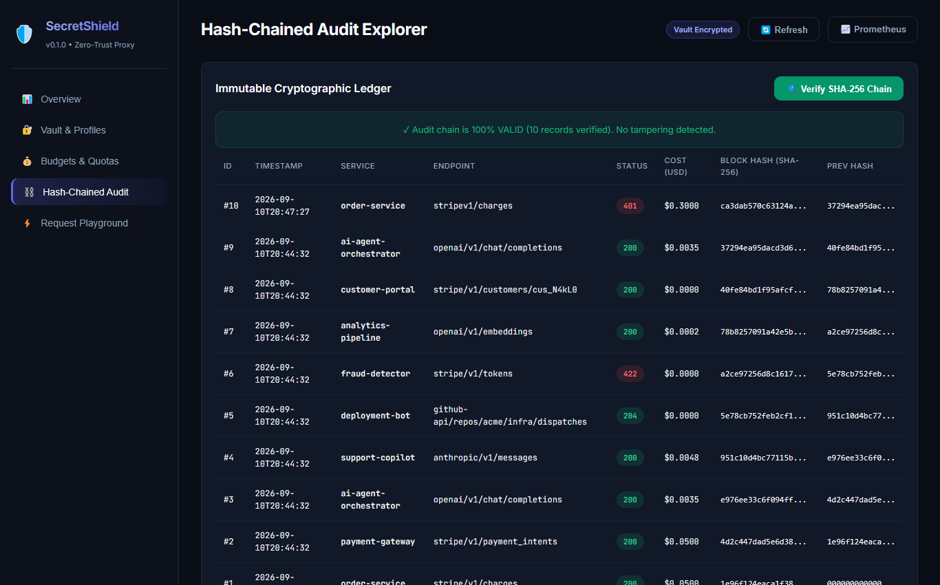 SecretShield Screenshot Preview 1