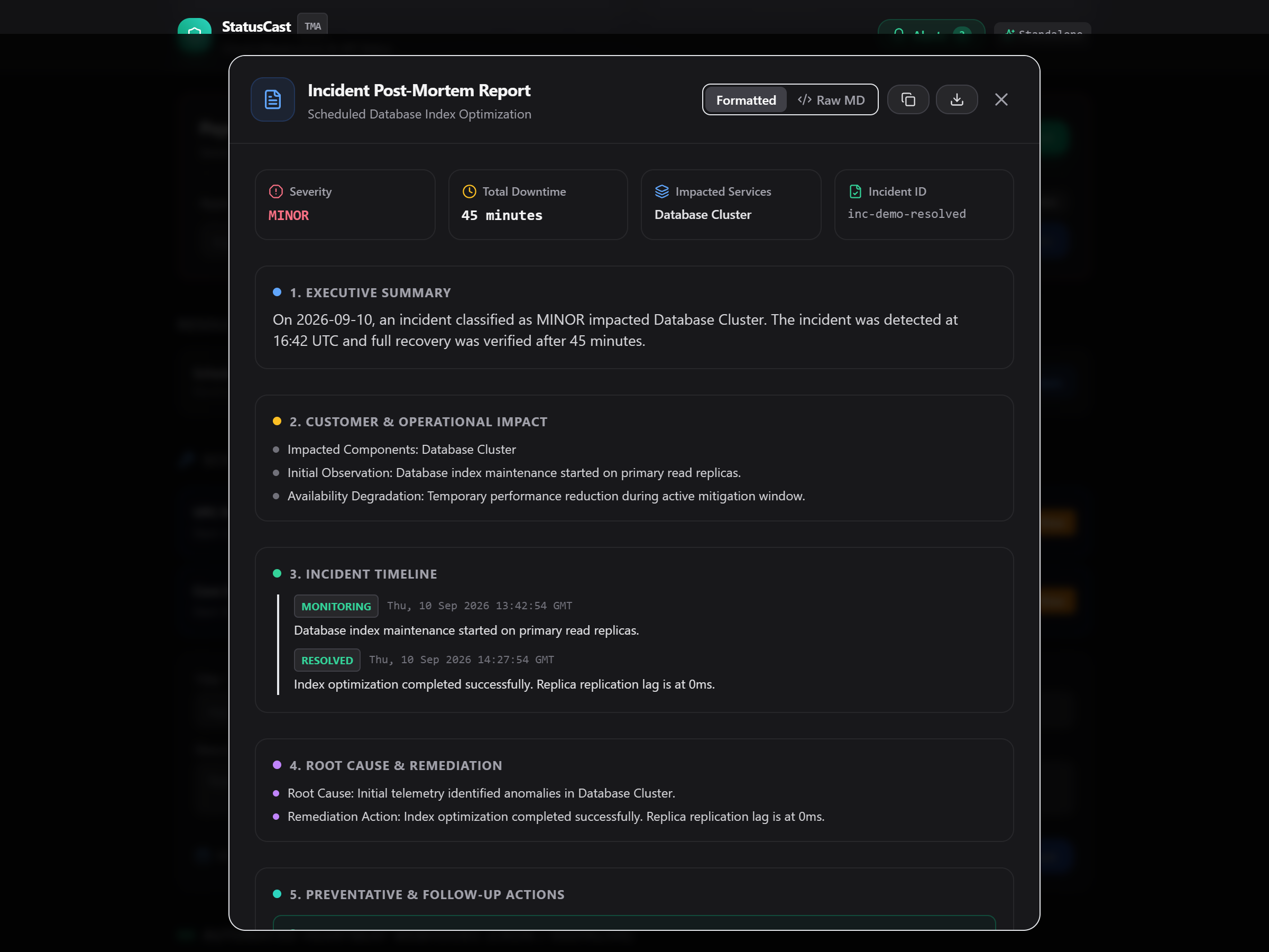 StatusCast Screenshot Preview 4