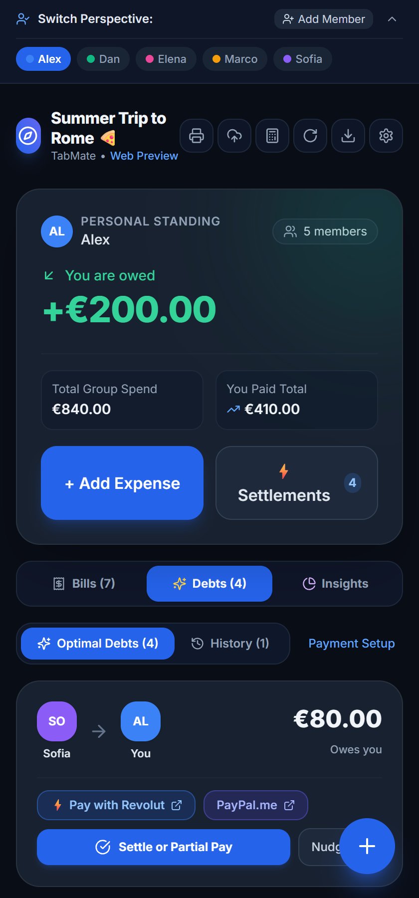 TabMate Screenshot Preview 3