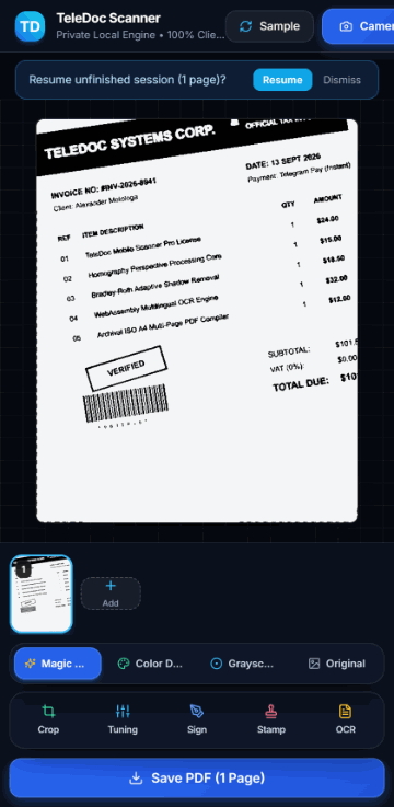 TeleDoc Screenshot Preview 1
