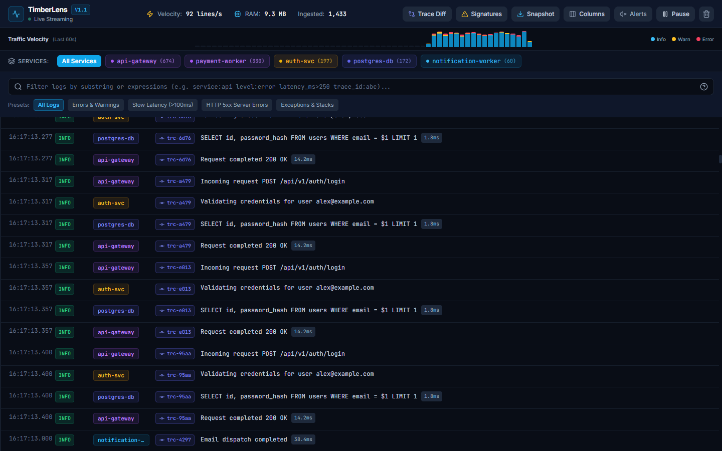 TimberLens Screenshot Preview 2