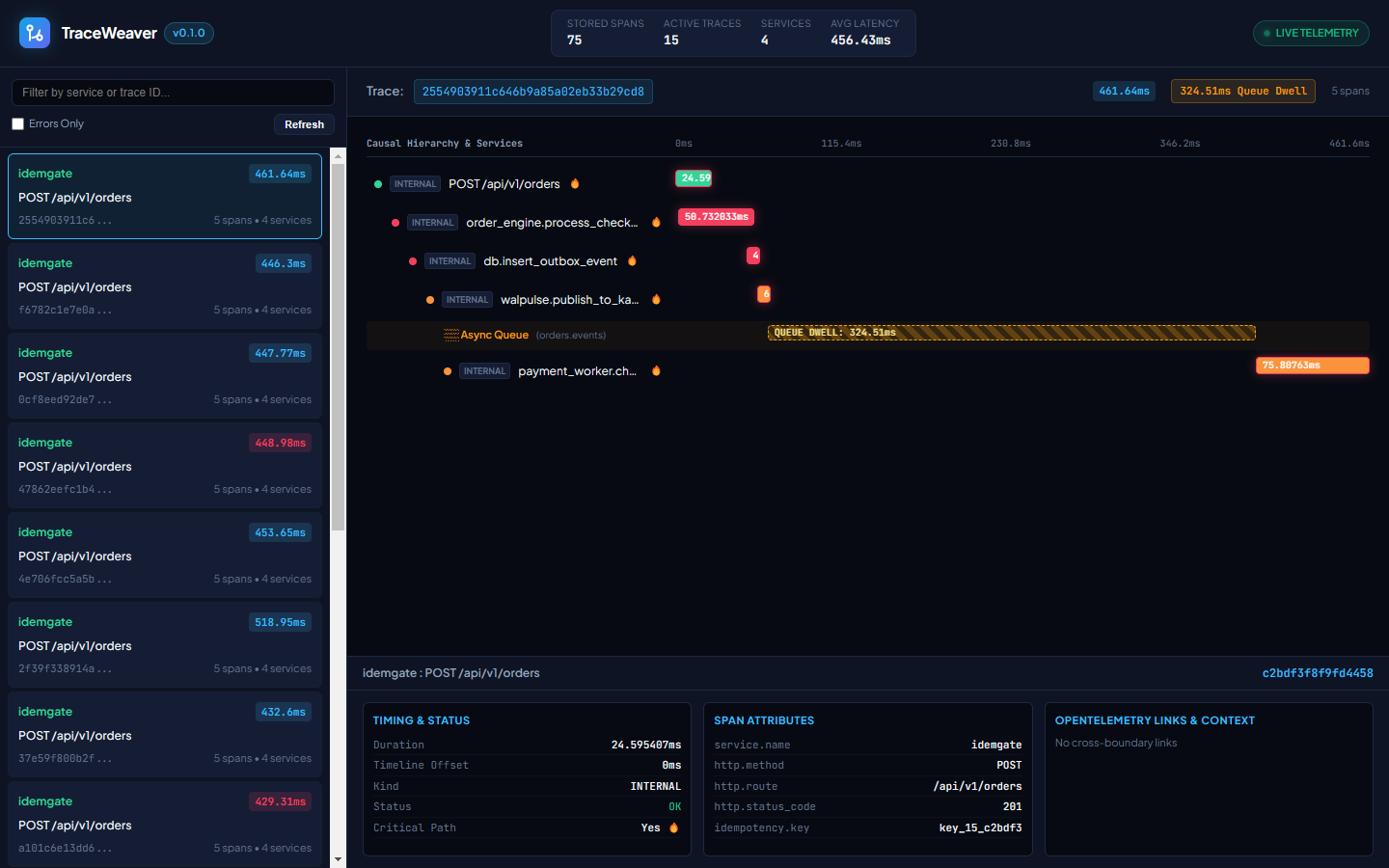 TraceWeaver Screenshot Preview 3