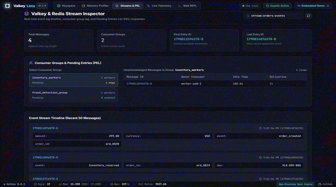 ValkeyLens Screenshot Preview 1