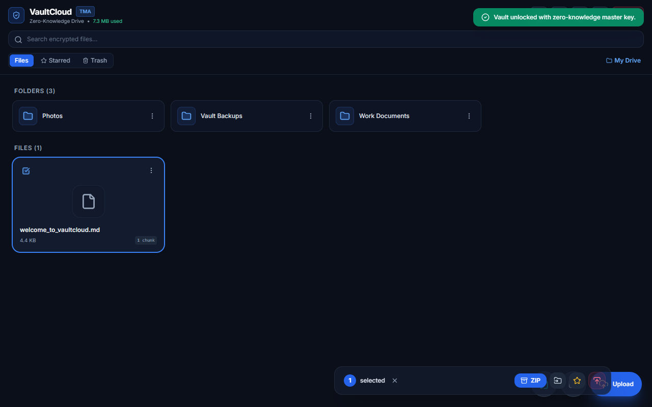 VaultCloud TMA Screenshot Preview 2