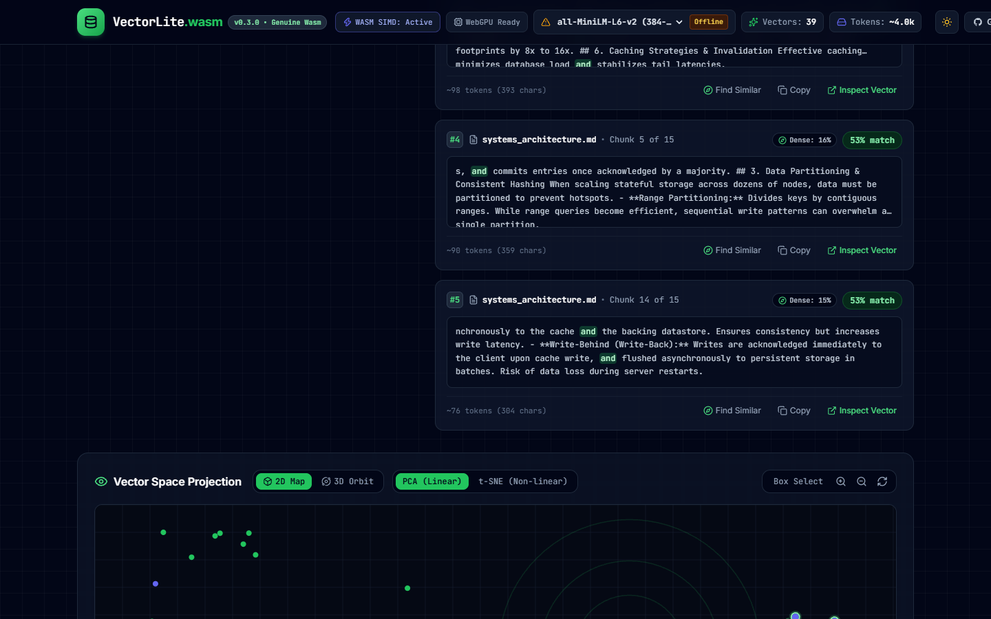 VectorLite-Wasm Screenshot Preview 3