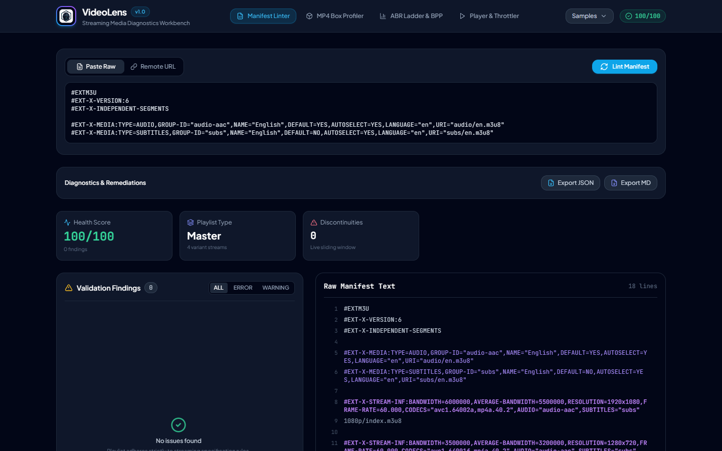 VideoLens Screenshot Preview 1