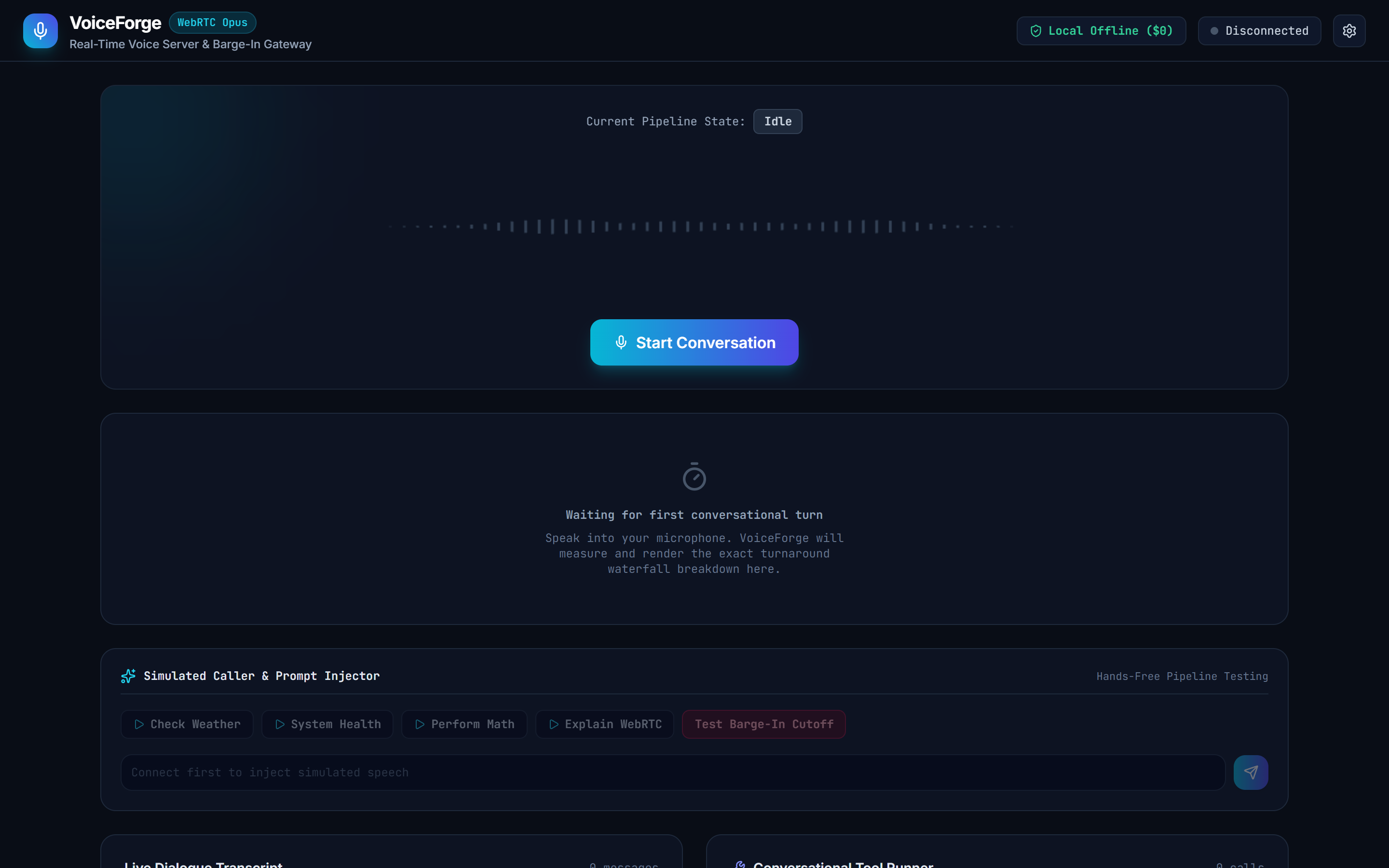 VoiceForge Screenshot Preview 1