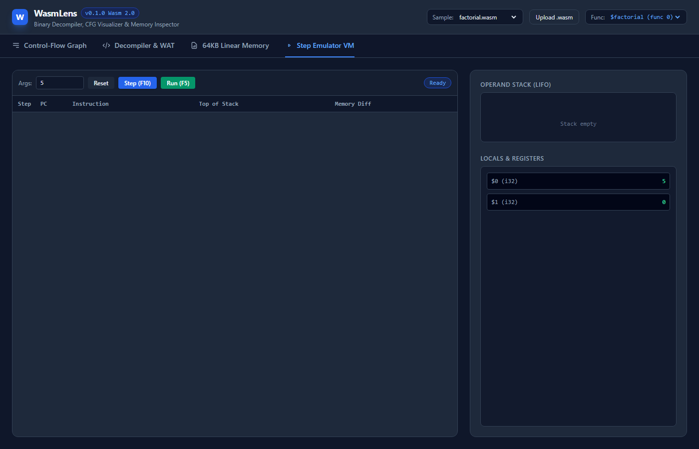 WasmLens Screenshot Preview 5